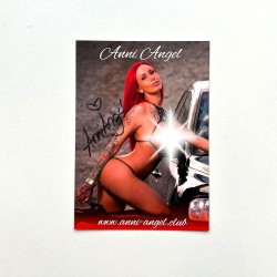 Autogrammkarte "Sexy Anni"